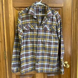 Patagonia flannel.  Medium.  multi colored